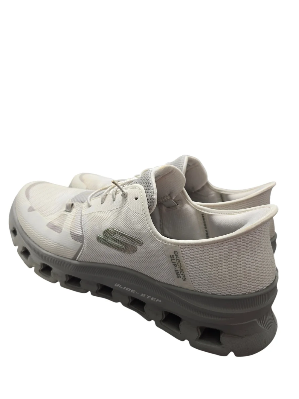 Skechers Slip-ins Men’s White/Gray Glide-Step Sneakers Size 13